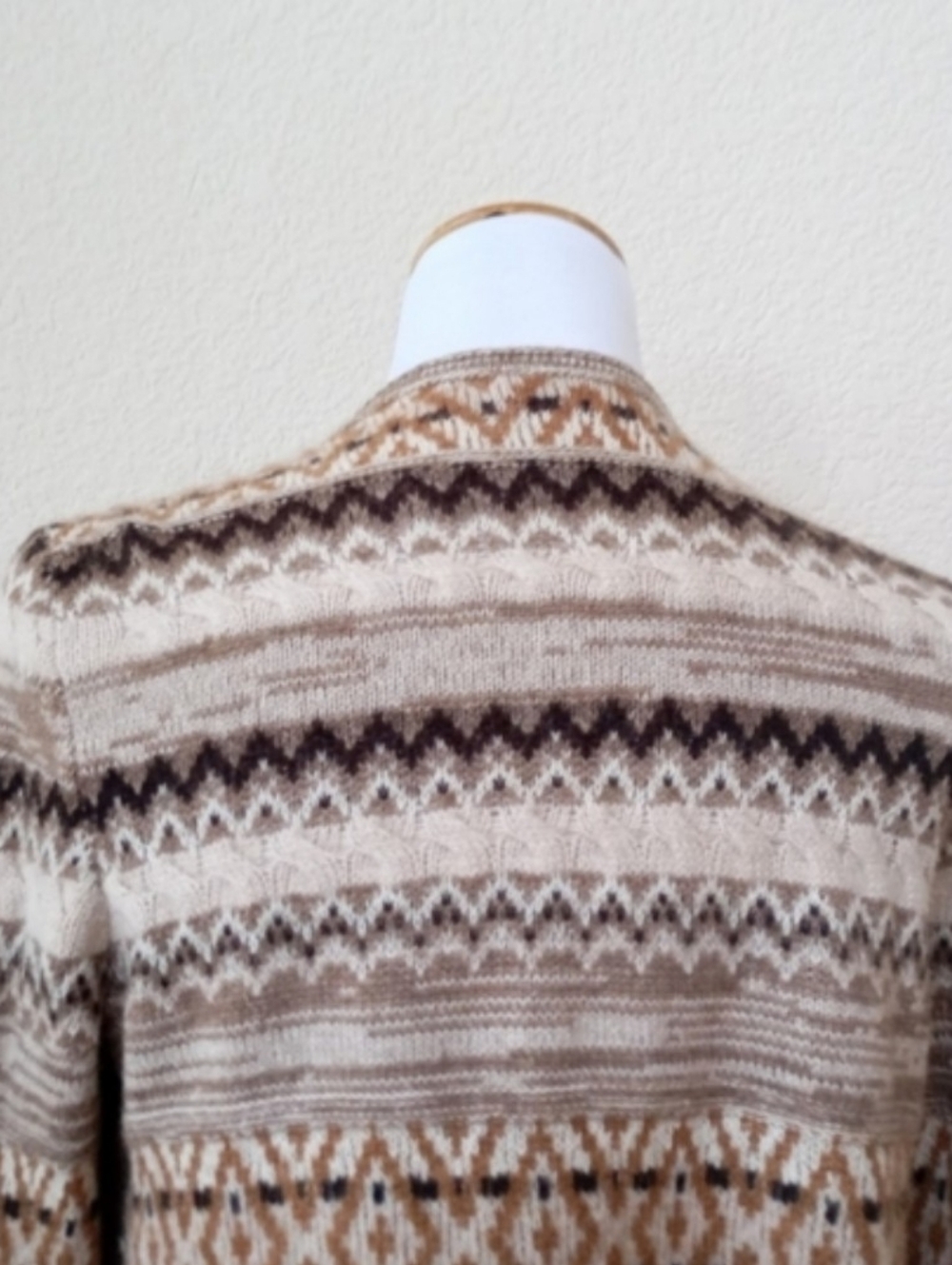 J. Jill wool and alpaca blend open front waterfall cardigan sweater - Picture 7 of 9